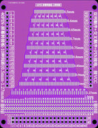 40P FFC/FPC soft wire conversion plate Connecting plate 0.5mm/1.0mm interval to 2.54mm pin arrangement