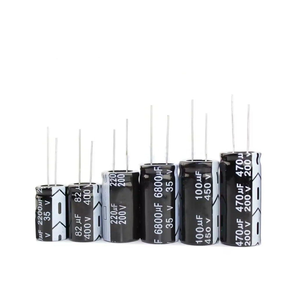 10V 16V 25V 35V 50V 400V 450V DIP Aluminum Electrolytic Capacitor 100UF 220UF 330UF 470UF 680UF 1000UF 10UF 22UF 47UF 0.47UF