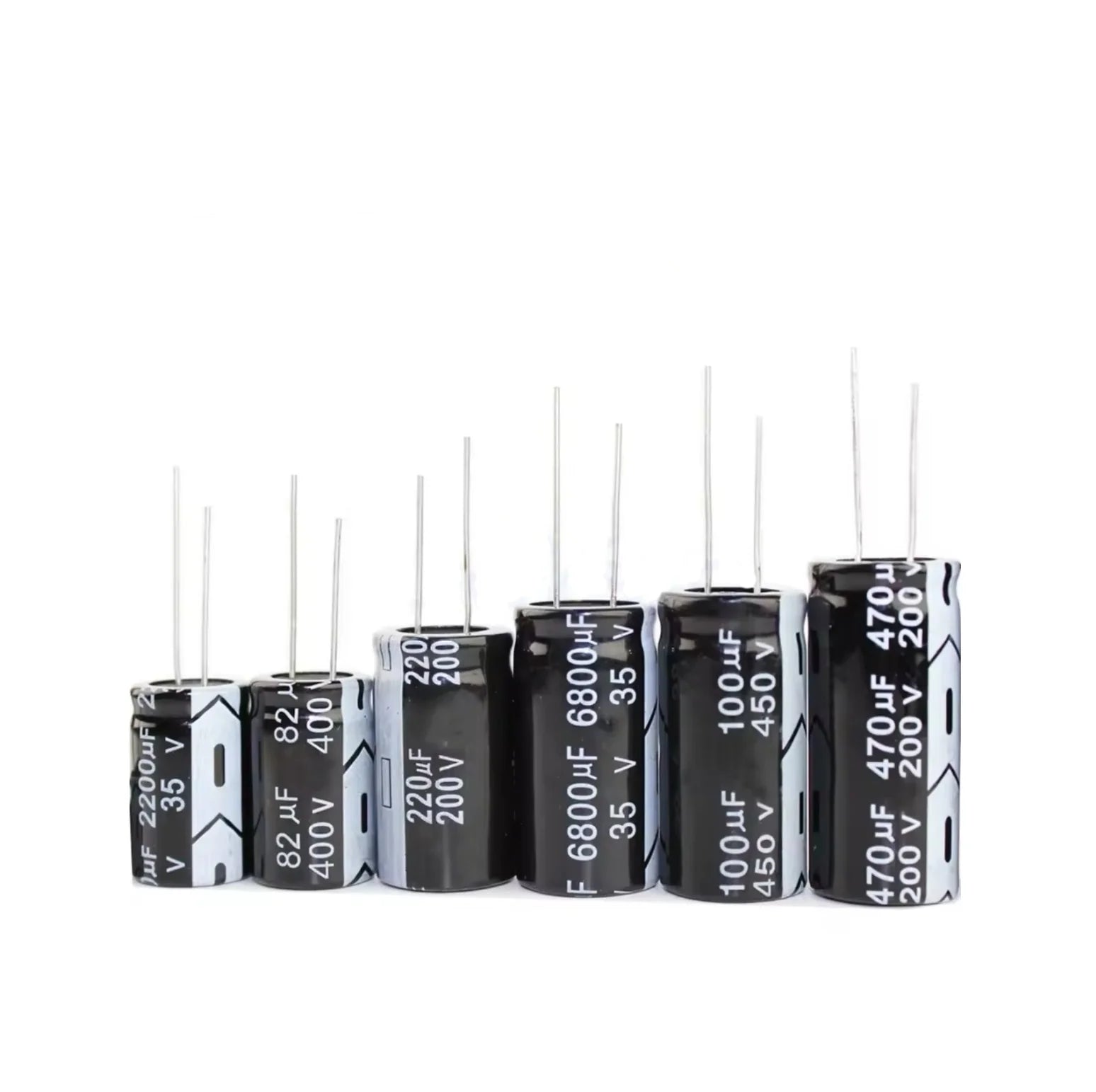 10V 16V 25V 35V 50V 400V 450V DIP Aluminum Electrolytic Capacitor 100UF 220UF 330UF 470UF 680UF 1000UF 10UF 22UF 47UF 0.47UF