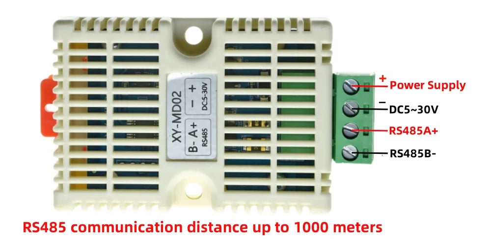 Modbus SHT20 Temperature Sensor RS485 Signal Analog XY-MD02 Temperature And Humidity Transmitter Detection Sensor Module