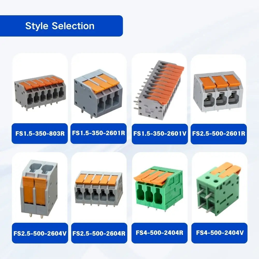 1Pcs PCB terminal block FS1.5 DA803R 2601 1.5 mm² spacing 3.5 or 5.0 mm pitch gray 2601-1102 3 4 5 6