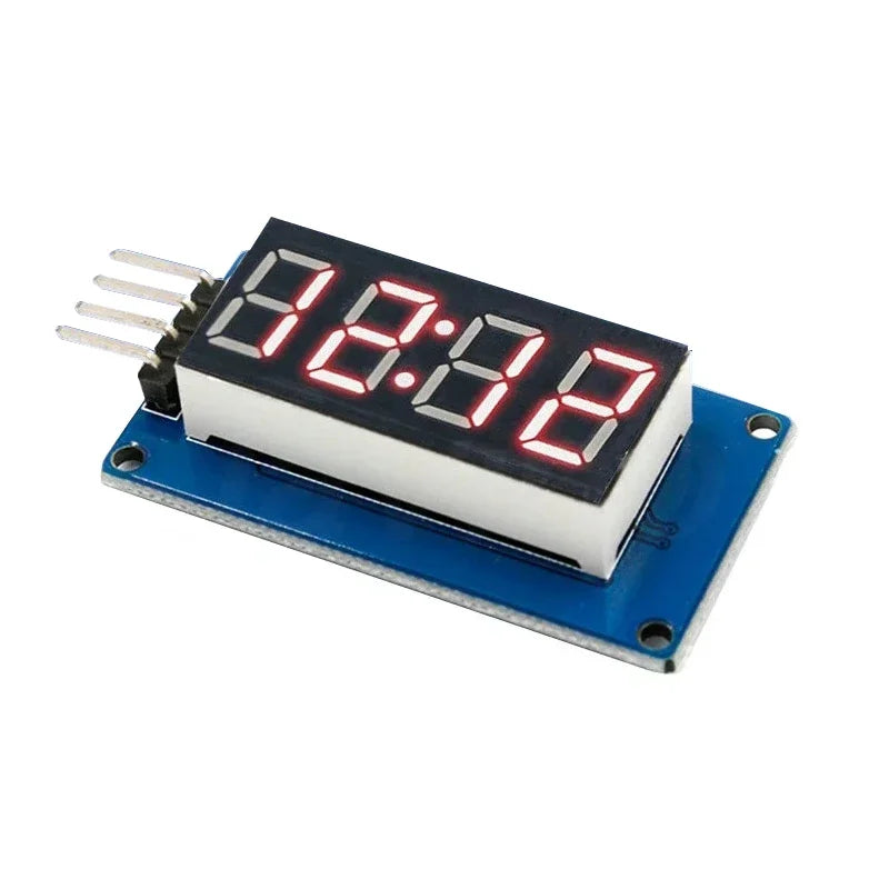 1-10pcs TM1637 4 Bits Digital LED Display Module For arduino 7 Segment 0.36Inch Clock RED Anode Tube Four Serial Driver Board