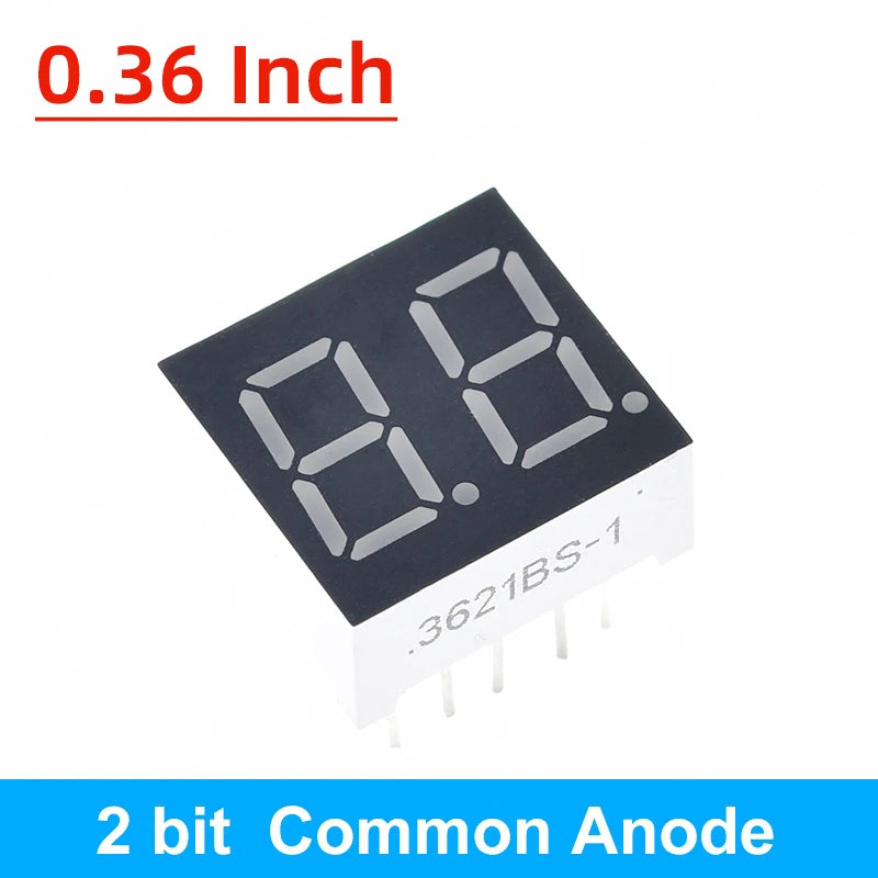 TZT 0.28/0.36/0.4/0.56 inch LED display 7 Segment 1/ 2 / 3 / 4 Bit Digit Tube Red Common Cathode / Anode Digital led 7segment