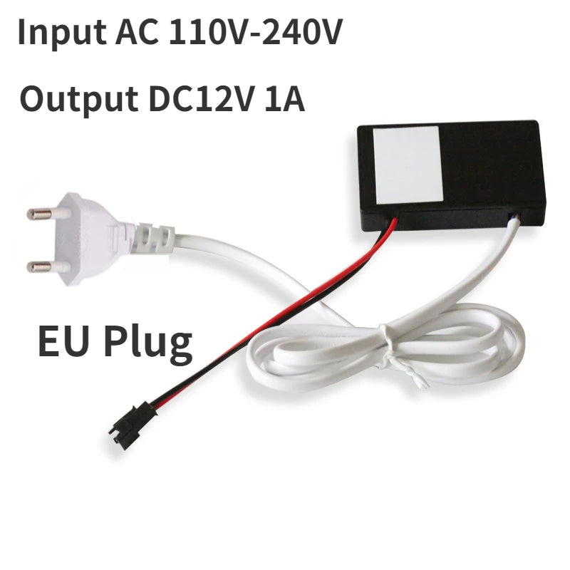 12V 220V 110V Touch Sensor Switch 12V 5A 60W LED Smart Single Key Mirror Light Switch Touch Dimmer Switch For Bathroom Mirror