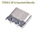 USB Connector Type C Female Charging Port Jack 2/4/6/16 Pin Type-C Socket PCB Soldering SMD SMT DIY Repair Type C Adapter