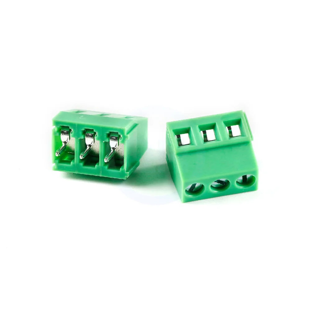 (10 pcs) KF128 5.0mm 5.08mm Straight Plug 300V 10A 5.0 / 5.08 Pitch Screw Type PCB Terminal Block Splicable 2-3Pin JM128