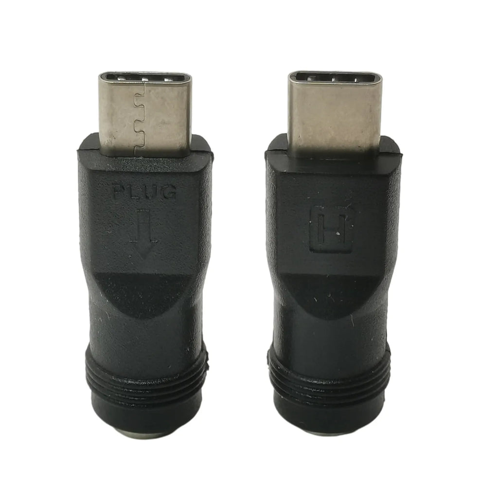 1PC JACK 5.5*2.1MM FEMALE TO USB C ADAPTER, USB ADAPTOR TYPE C MALE TO DC 5.5 X 2.1 MM CHARGR CONNECTOR