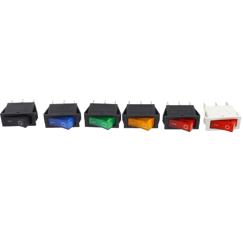 1PCS KCD3 Rocker Switch ON-OFF ON-OFF-ON 2 Position 3Pins Electrical equipment With Light Power Switch 16A 250V / 20A 125V AC