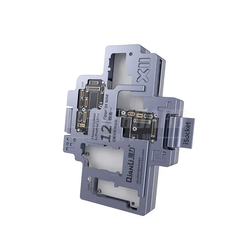 QIANLI ISocket Motherboard Middle Layer Test Stand for IPhone 16E X-16 Logic Board Function Diagnostic Double-deck Repair Tools