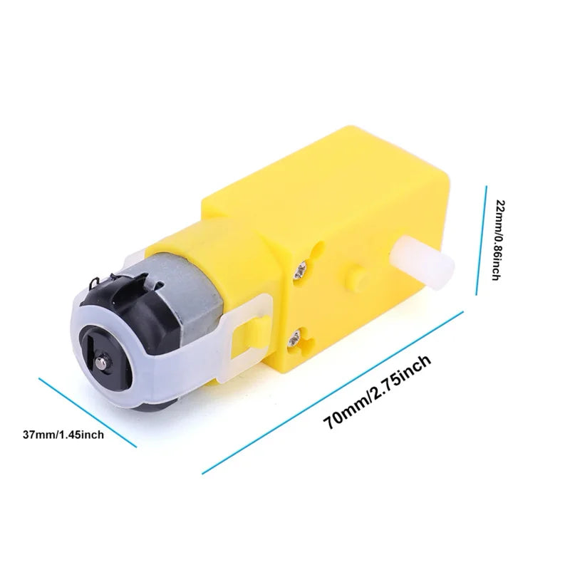 1-10PCS DC 3-12V TT Module Intelligent Dual Shaft Gearmotor Gearbox Motor for DIY Smart Car Robot