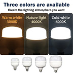 1-5pcs 50W 10W 5000lm Super Bright LED Bulb AC 110V 220V E27 LED Lamp Lampada LED Light Illa Lighting Lamp for Home Livingroom