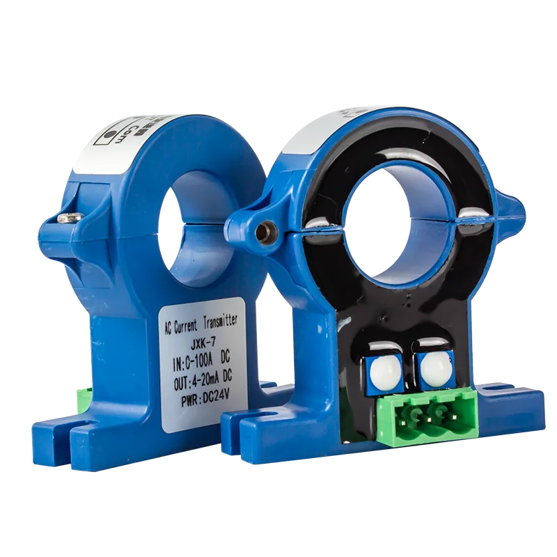 500A Current Transmitter 4-20MA 0-10V 1-5V AC/DC Current Sensor 20mm 25mm DC Current Transmitte 100A 1000A Current Transducer