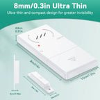 Magnetic Security Sensor Refrigerator Door Alarm Windows Open Alarms 60 Seconds Delay Loud 96 dB for Home, Store, Offic