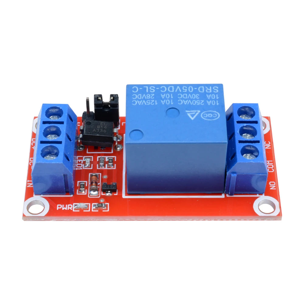 1 Channel 5V 9V 12V 24V Relay Module Board Shield With Optocoupler 12V Relay Module Support High and Low Level Trigger