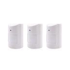 1/3pc 433MHz Indoor Wireless PIR Motion Sensor Detector Battery Powered Wide Angle Detection Range for Burglar Home Alarm System