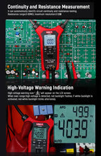 UNI-T UT281D Flexible Rogowski Coil Clamp Meter True RMS High Precision Max 6000A AC Current Measuring Instrument