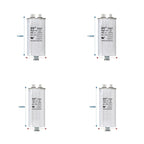 CBB65 Air Conditioner Capacitor Bottom with Screw 5UF 10UF 15UF 20UF 25UF 30UF 35UF 40UF 50UF 60UF 70UF 80UF 100UF 450V Screw