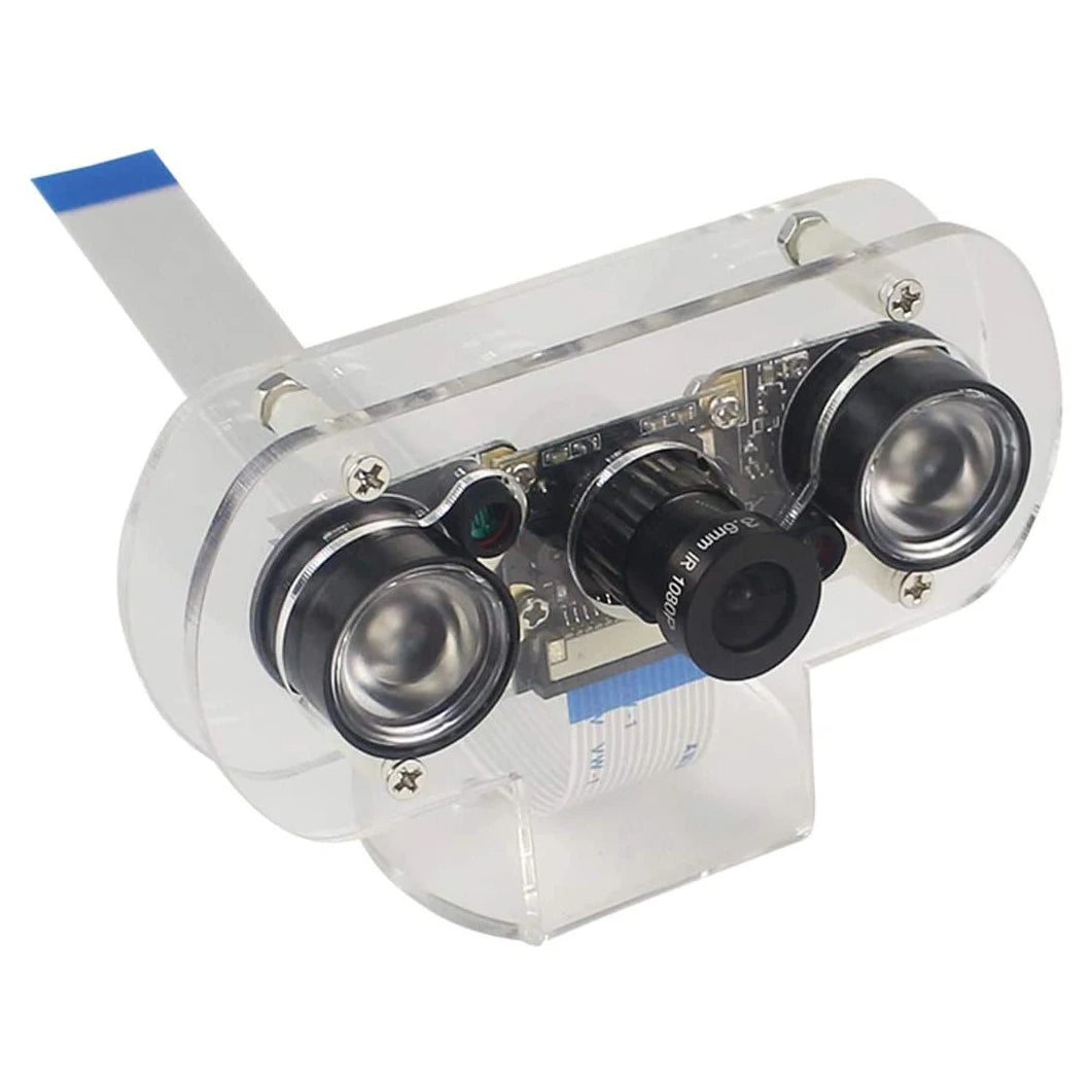 A92Z 5MP Camera Module For Raspberry Pi 4B/3B+/3B/2B Infrared Night Vision 1080P Camera With Holder Case