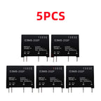 5PCS Relay Module G3MB-202P G3MB 202P DC-AC PCB SSR In 5V DC Out 240V AC 2A Solid State Relay Module