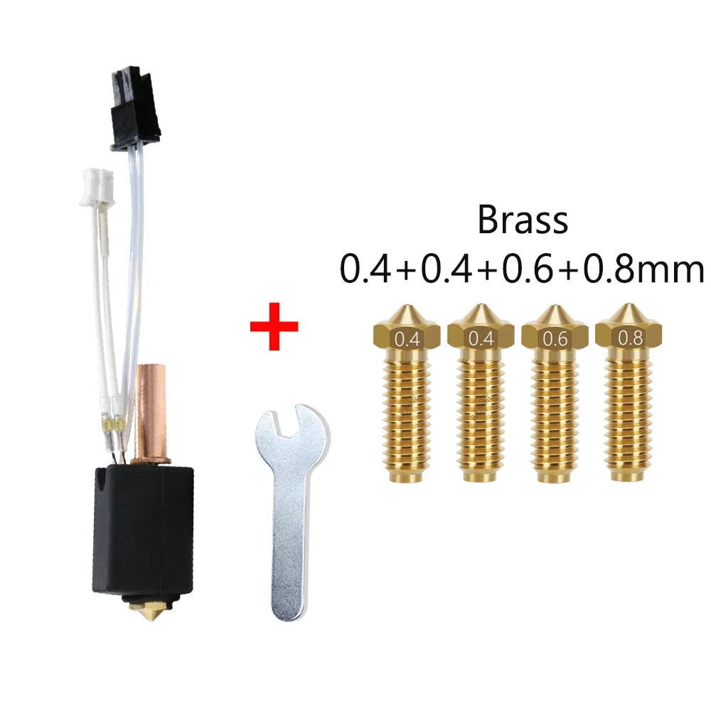 Upgrades for Anycubic Kobra 2 Hotend Kit Thermistor Heater Cartridge 0.4mm Print Hot End for Kobra2 Plus Neo Kobra 2 3D Printer
