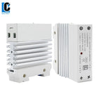 LCTC DIN Rail Mounted Relay SSR Slim Solid State Relay With Heat Sink DC Control AC 10A 25A 40A 50A 60A 80A Industrial Relay