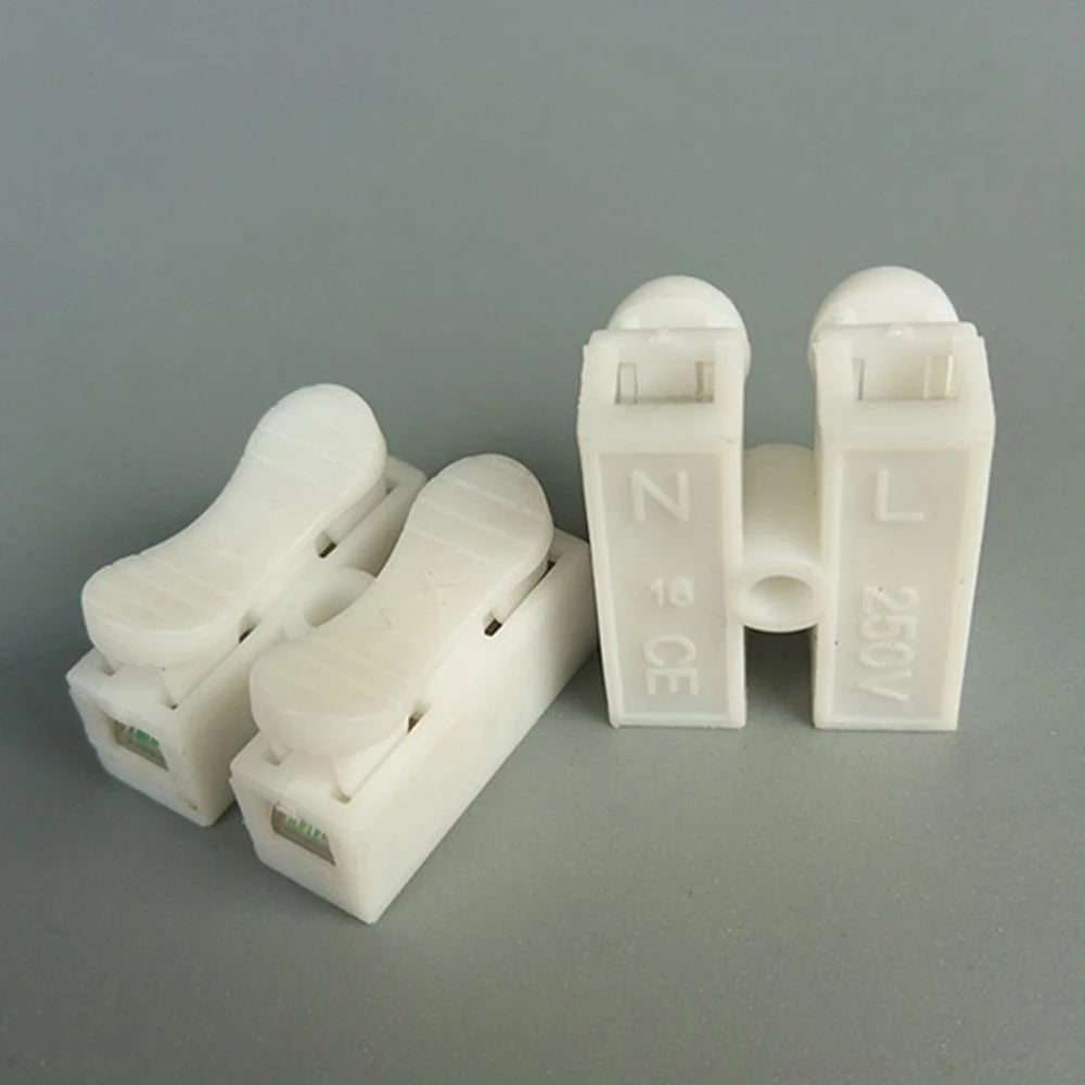 20/50Pcs No Solding Quick 3P 2P Cable Wire Connector No Screw Terminal Block Spring Clamp
