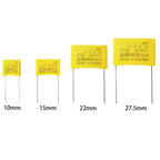 10PCS 275VAC Polypropylene Film Capacitor X2 0.01 0.1 0.15 0.022  0.22 0.33 0.47 0.56 0.68 1.2uf 104K 1uf Correction Capacitor