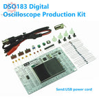 DSO183 Digital Oscilloscope Module DIY Loose Part Teaching Practical Training Electronic Production Kit DC 5V 0-500KHz Type C
