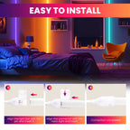 220V Led COB Neon Strip Light Dimmer Switch Power Plug Kit White Blue Pink Red Purple Yellow 5m 20m 30m 0.5m 288LED/m Flex Decor