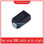 10PCS/100PCS SMD Schottky Diode B340A-13-F B2100A B220A B230A B240A-13-F B260A-13-F B320A B330A  B350A B360A-13-F B1100 DO-214AC