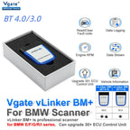 Vgate VLinker BM+ ELM327 V1.5 OBD2 Car Diagnostic Tool V1 5 Bluetooth 4.0 for Android iOS Auto Scanner for Bimmercode BT 4.0/3.0