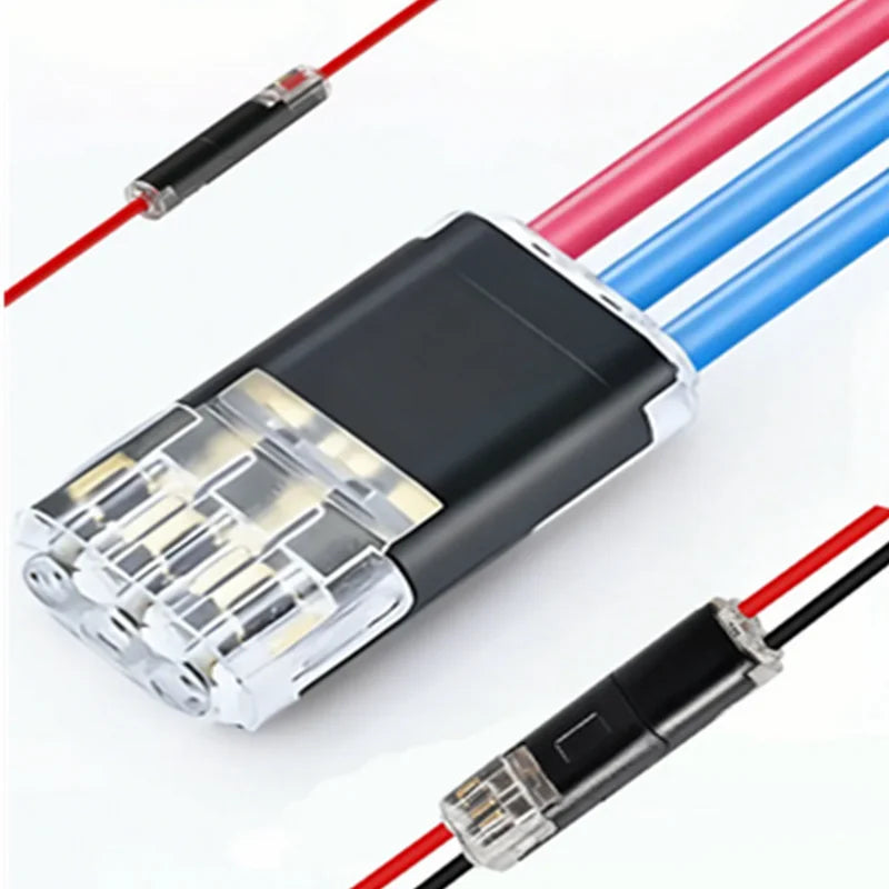 1/2/3 Way Quick-Connect Terminal Electrical Connector Strip Terminal Car Wire Cable Connection Sealed Dustproof Wire Auto Wiring