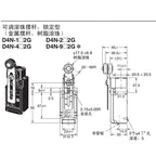 Authentic New Omron D4N-4A72 112G 212G 212H 412G 1120 2120 Safety Limit Switch Conduit Models