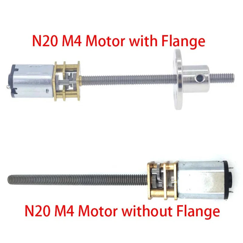DC 3V/6V/12V Metal Gear Motor N20 15-1000RPM Mini Metal Gear Motor M4 Electric Micro Speed Reduction Gear Motor