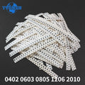 800-4000PCS 80 Values Resistors Kit 0402 0603 0805 1206 2010 SMD Resistor 10R~910K Ohm DIY Kit Resistance 5%