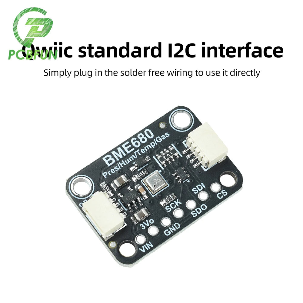 BME688 Sensor Module BME680 Air Quality Sensor VOC Temperature Humidity Pressure Sensor Low‑Power I2C Gas Sensor For Smart Home