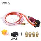 Ender 3 Metal J-Head CR10 MK8 Hotend Extruder Kit Heat Block Nozzle Heater Thermistor for CR10s Pro Ender3 V2 Ender 5 3D Printer