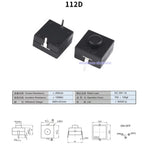 72PCS/Box Tactile Push Button Switch 1212 1813, Clicky On/Off Switch for LED Flashlight Headlamp Torch Lantern DIY Parts