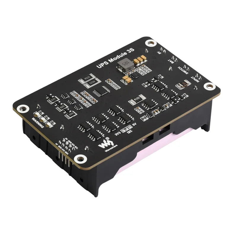Raspberry Pi 5 UPS Power Supply Expansion Board Uninterruptible Power Supply Module UPS Module 3S Also For Pi4B