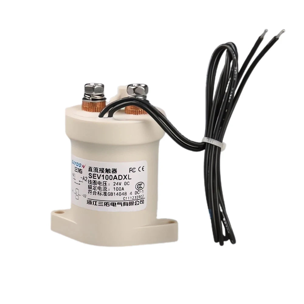 SEV100AD 12V 24V 36V 48V 72V High Voltage Charging Station DC Contactor DC Power Electric Relay Switch for EV Charger