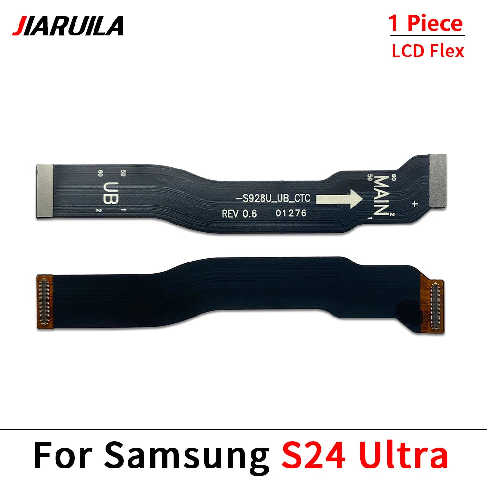 50Pcs，NEW Main FPC LCD Display Connect Wi-Fi Signal Antenna USB Mainboard Flex Cable Ribbon For Samsung S24 S24 Plus S24 Ultra