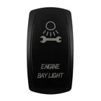 CUSTOM Dual RED Led Laser Etched Rocker Switch ON-OFF ON-OFF-ON (SPST DPDT) for ARB/Carling/NARVA 4x4 Caravan Accessories SUV
