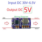 DC 5-30V to 3V 3.3V 4.2V 5V 6V 7.5V 9V 12V Power Supply 36W Synchronous DC-DC Buck Converter Module for 3D Printer Motor LED