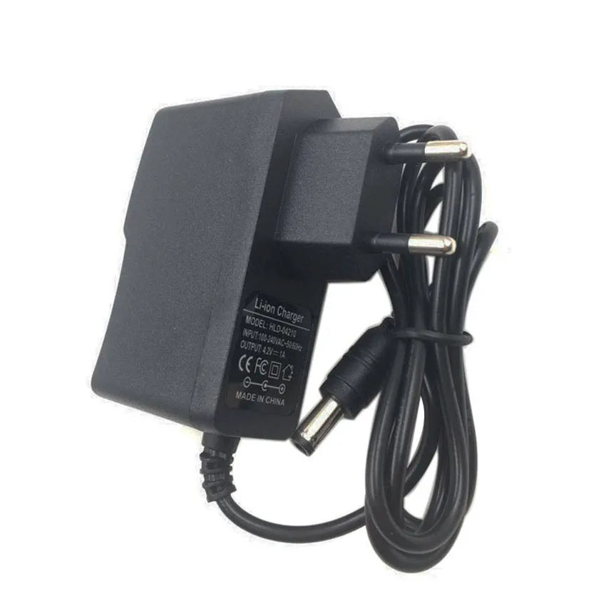 8.4V 12.6V 1A 1000MA Li-ion Charger 2S 3S 7.2V 7.4V 10.8V 11.1V 12V Lipo Lithium 18650 Flashlight Wall Charger DC 3.5*1.35MM