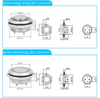 12mm 16mm 19mm 22mm Ultra-short Style Microtravel Stainless Steel Push Button Switch Led Lamp Self-reset/Momentary Normal Open