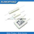 10pcs 5W 10W BPR56 Cement resistance 0.1 ~ 10k ohm 0.33R 1R 10R 100R 0.22 0.33 1 10 100 1K 10K ohm