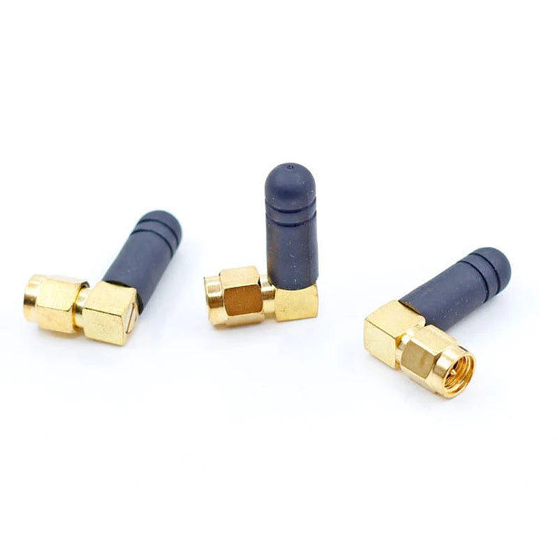 NEW SALE 2PCS Mini Rubber 3dBi 2.4ghz WIFI Antenna SMA Male Router Bluetooth Antennas
