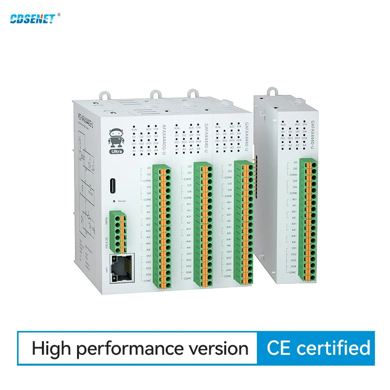 Distributed Remote IO Module RJ45 RS485 AI/DI/DO Modbus TCP RTU CDSENT M31-U Series Switch Analog Input/Ouput Rail Installation
