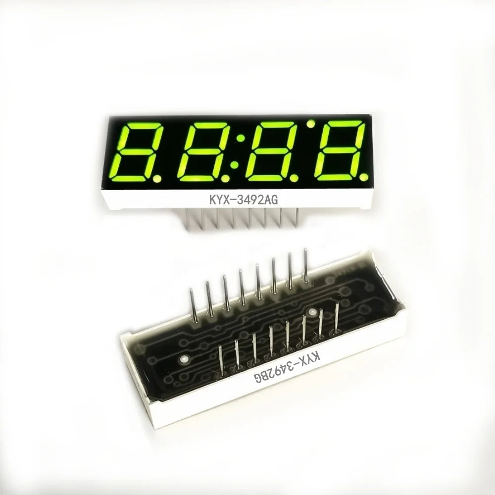 10PCS 0.39-inch 4-digit clock digital tube 40.2X12.8mm digital display "8" height 10mm seven-segment digital tube 3492series3942
