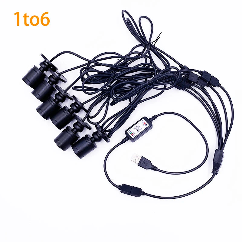 Dimmable LED Smart Bluetooth APP Control RGB Led Downlight for Wine Counter Display Kit Garage Display Case Shelf Mini Spotlight
